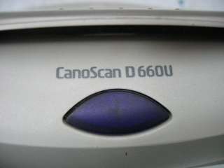 Canon D660U Canoscan Flatbed Scanner USB F914800  