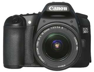 CANON EOS 30D 8.2MP DIGITAL SLR CAMERA+ 18 55mm Lens +5 0750845837599 