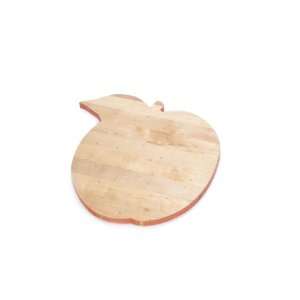  J.K. Adams Solid Maple Novelty Cutting Board, Peach Shaped 