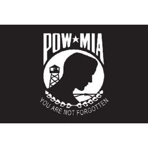  6 x 9 Inch Flag   POW MIA Patio, Lawn & Garden