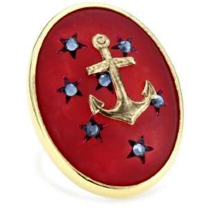   TARANTINO Hey Sailor Starred Cabochon Mod Ring in Regatta Jewelry