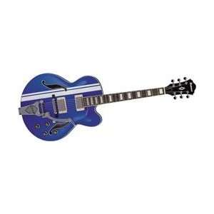   Afs80t Hollowbody Electric Guitar Starlight Blue Musical Instruments