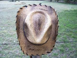 NEW Peter Grimm Hats CLEANER Western Straw Cowboy Hat  
