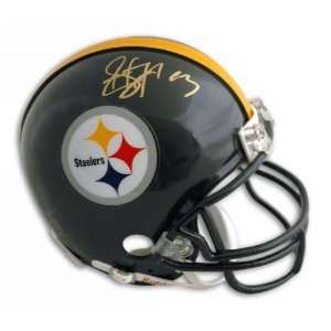  Troy Polamalu Autographed Pittsburgh Steelers Mini Helmet 