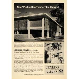  1961 Ad Jenkins Bros Valves Loeb Drama Center Harvard 