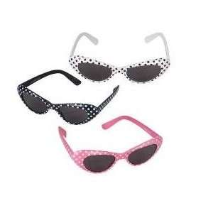  Polka Dot Cate Eye Retro Sunglasses (1 Dozen) Everything 