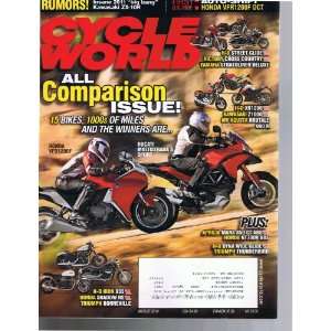   CYCLE WORLD MAGAZINE AUGUST 2010 ALL COMPARISON ISSUE Various Books