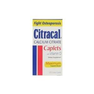  178081560 Vitamin Calcium/D Citracal Caplets 60 Per Bottle 