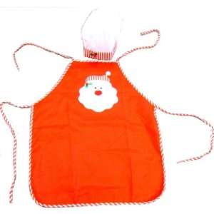    Happy Santa Apron with Chef Hat Case Pack 10 