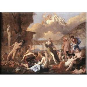   of Flora 30x21 Streched Canvas Art by Poussin, Nicolas