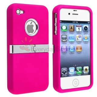   Plastic Case Cover+Stylus+SPT For Apple iPhone 4 4th 4G 4s  