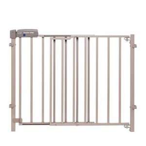  Secure Step Top of Stairs Gate, Taupe