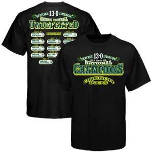   BCS National Champions Undefeated Score T shirt