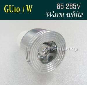 High Power 1x1W GU10 LED SpotLight 110/230V Warmwhite Decoration LAMP 