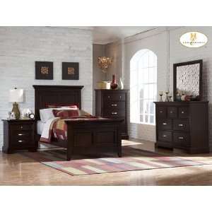  D158 1349T 1 Glamour Collection Espresso Twin Bed