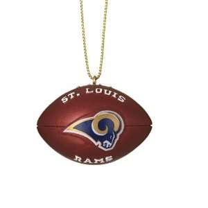  BSS   St. Louis Rams NFL Resin Football Ornament (1.75 