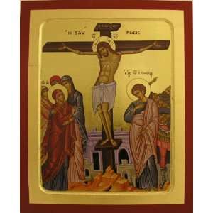  Crucifixion of Christ Made in Greece, Orthodox Icon 
