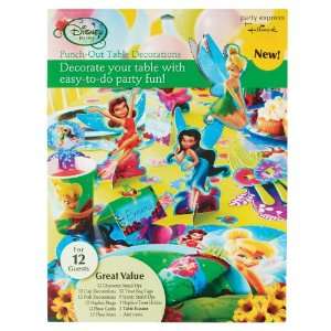    Disney Fairies Punch Out Table Decorations Book Toys & Games