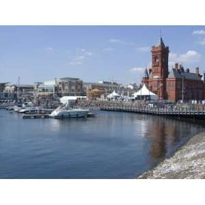 View of the Promenade Along Mermaid Quay with the Pierhead Building in 