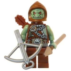   Castle Minifigure with Hood, Quiver, Crossbow and Spear Toys & Games