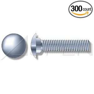   Round Head, Square Neck A307 Steel, Zinc Full Thread Ships FREE in USA