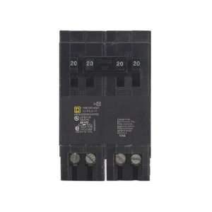  3 each Homeline Quad Tandem Circuit Breaker 