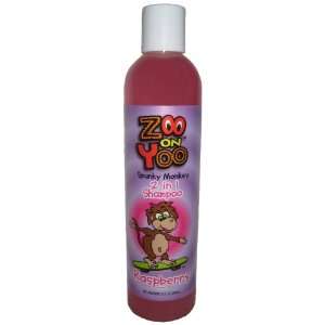  Zoo On Yoo Spunky Monkey 2 in 1 Kids Shampoo   Raspberry 