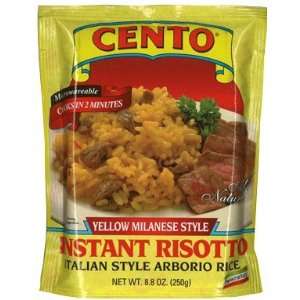 Cento, Risotto Inst Milanese, 8.8 OZ (Pack of 10)  Grocery 