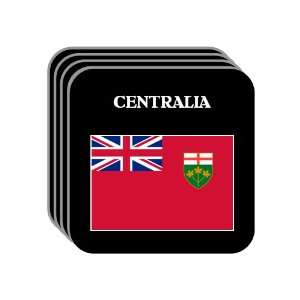  Ontario   CENTRALIA Set of 4 Mini Mousepad Coasters 
