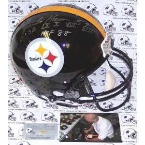 Jack Ham Hand Signed Pittsburgh Steelers Authentic Helmet 