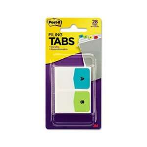   Preprinted File Tabs, 1 x 1 1/2, Letters A Z, 28/Pack