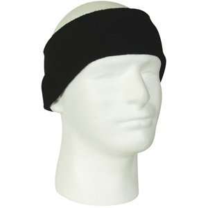  Black Double Layer Fleece Headband Beauty
