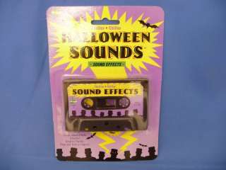 Halloween Sounds Effects Thriller Chiller Cassette Tape  