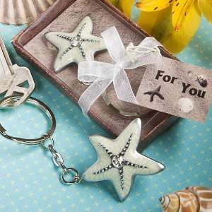   Favors Starfish design key chain favors