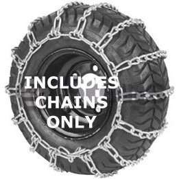 20X10X8 Tire Chains, 2 Link Spacing Cross Chains  