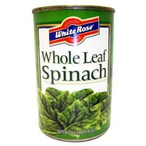 White Rose Whole Leaf Spinach 13.5 oz Grocery & Gourmet Food