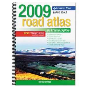  American Map® Large Type U.S. Road Atlas ATLAS,LG. SCALE 