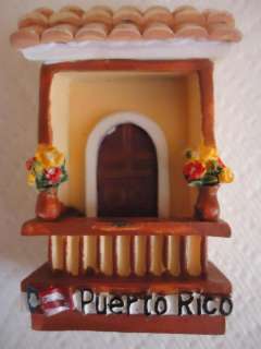   San Juan House Miniature Kitchen Refrigerator Magnets Souvenirs  