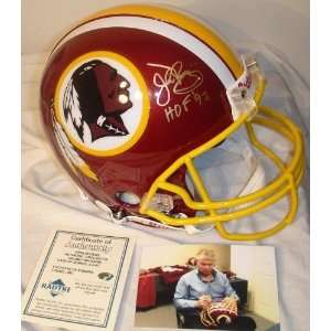 John Riggins Autographed/Hand Signed Washington Redskins Authentic 