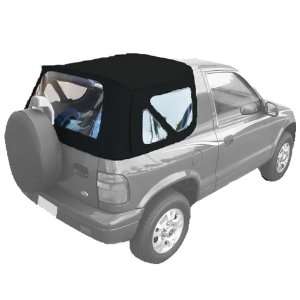 Acme C727/Charc ST1042 Black on Black Pinpoint Vinyl SUV Soft Top for 
