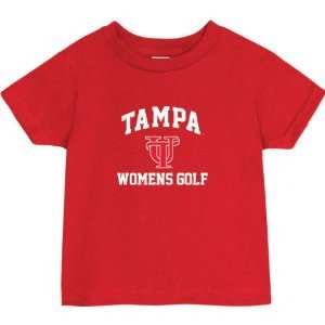  Tampa Spartans Red Toddler/Kids Womens Golf Arch T Shirt 