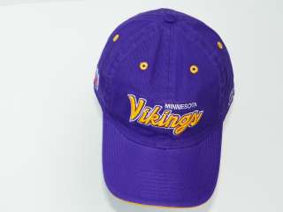 Reebok Minnesota Vikings Purple Logo On Field Slouch Hat  