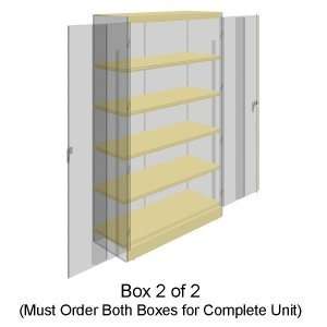   J24SPY Four Shelf Kit for Jumbo Storage Cabinet