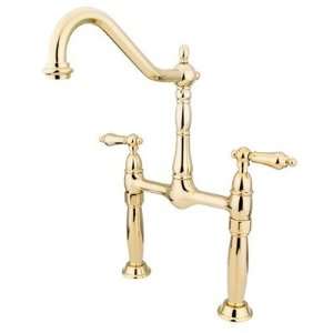 Elements of Design ES107 Victorian Vessel Sink Faucet with Metal Lever 