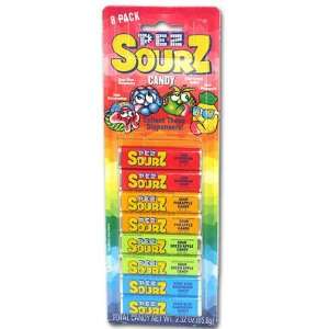 Pez Blister Pk Refill Assorted Sourz, 8 Count (Pack of 24)  