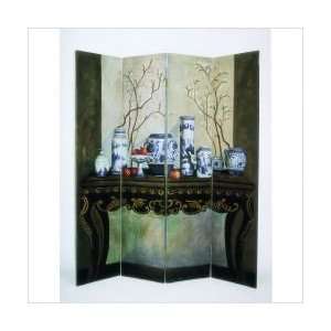  DISPLAY OF VASE SCREEN Room Divider