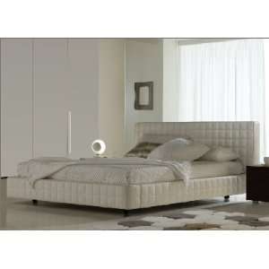  Rossetto Alix White Leather King Bed Rossetto Alix Bedroom 