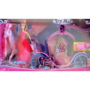  Barbie Diamond Castle Horse & Carriage w/Lights & Sound 