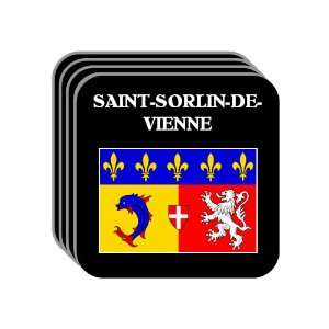 Rhone Alpes   SAINT SORLIN DE VIENNE Set of 4 Mini Mousepad Coasters