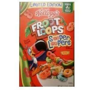 Kelloggs Limited Edition Sooper Looper Cereal 12.2 Oz (1 unit 1 box 